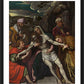 Wall Frame Black, Matted - Entombment by Museum Art