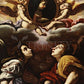 Wall Frame Gold, Matted - Flying and Adoring Angels by Museum Art