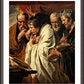 Wall Frame Espresso, Matted - Four Evangelists by Museum Art