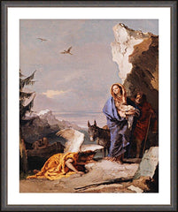 Wall Frame Espresso - Flight into Egypt by Museum Art