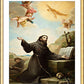 Wall Frame Gold, Matted - St. Francis of Assisi Receiving Stigmata by Museum Art