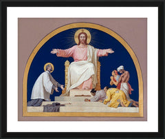 Wall Frame Black - St. Francis Xavier Presenting to Christ People He Converted by Museum Art
