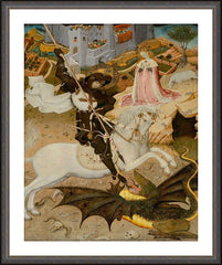 Wall Frame Espresso - St. George of Lydda by Museum Art