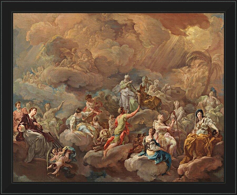 Wall Frame Black - Glory of Saints by Museum Art - Trinity Stores
