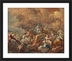 Wall Frame Black - Glory of Saints by Museum Art