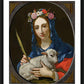 Wall Frame Black, Matted - St. Agnes by Museum Art - Trinity Stores