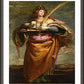 Wall Frame Espresso, Matted - St. Agnes by Museum Art - Trinity Stores