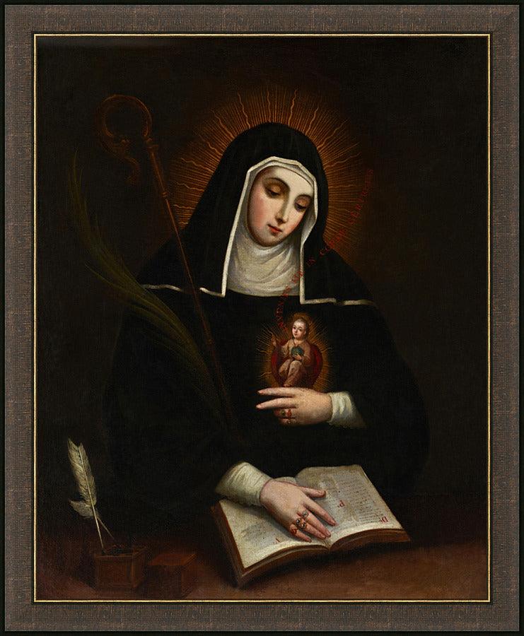 Wall Frame Espresso - St. Gertrude by Museum Art - Trinity Stores