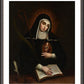 Wall Frame Espresso, Matted - St. Gertrude by Museum Art - Trinity Stores