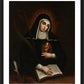 Wall Frame Black, Matted - St. Gertrude by Museum Art - Trinity Stores