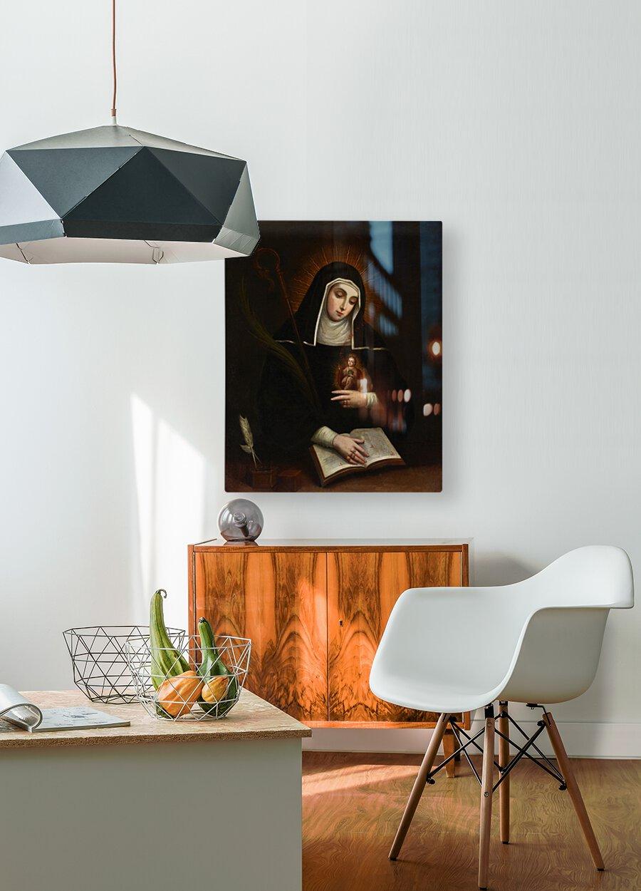 Metal Print - St. Gertrude by Museum Art - Trinity Stores