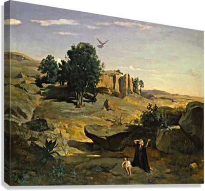 Canvas Print - Hagar in the Wilderness by Museum Art