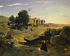 Metal Print - Hagar in the Wilderness by Museum Art