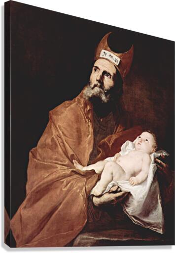 Canvas Print - St. Simeon Holding Christ Child by Museum Art - Trinity Stores