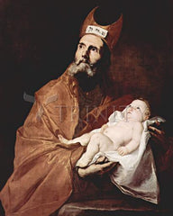 Acrylic Print - St. Simeon Holding Christ Child by Museum Art