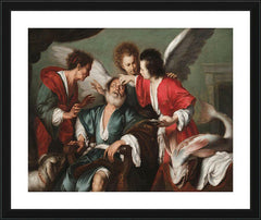 Wall Frame Black - Healing of Tobit by Museum Art