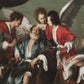 Wall Frame Espresso, Matted - Healing of Tobit by Museum Art - Trinity Stores