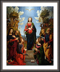 Wall Frame Espresso - Incarnation of Jesus by Museum Art