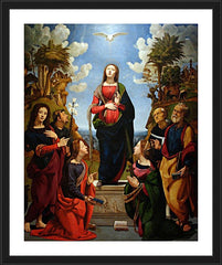 Wall Frame Black - Incarnation of Jesus by Museum Art