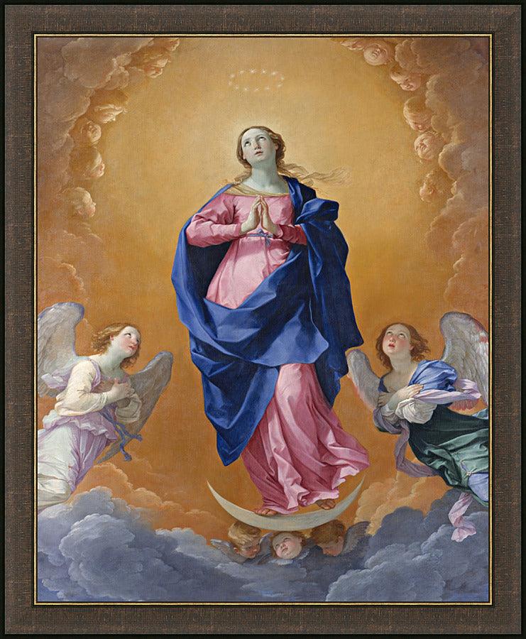 Wall Frame Espresso - Immaculate Conception by Museum Art