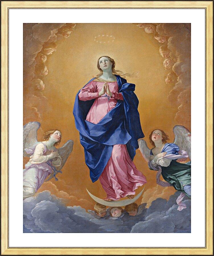 Wall Frame Gold, Matted - Immaculate Conception by Museum Art - Trinity Stores