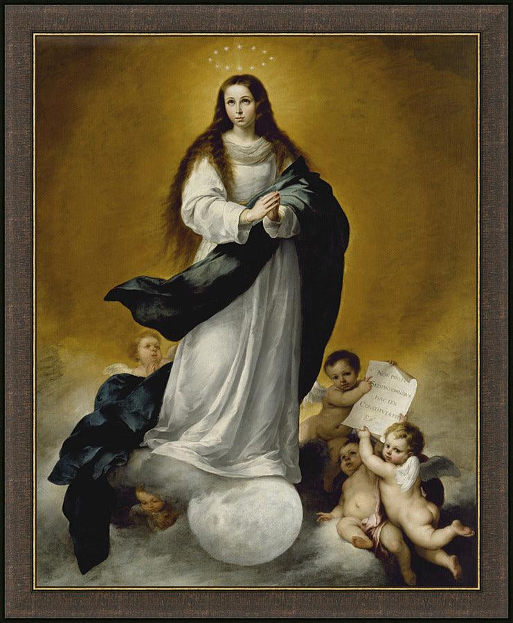 Wall Frame Espresso - Immaculate Conception by Museum Art - Trinity Stores