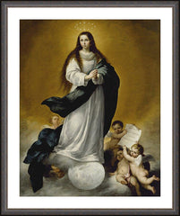 Wall Frame Espresso - Immaculate Conception by Museum Art