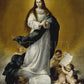 Wall Frame Black, Matted - Immaculate Conception by Museum Art