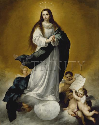 Wall Frame Black, Matted - Immaculate Conception by Museum Art - Trinity Stores