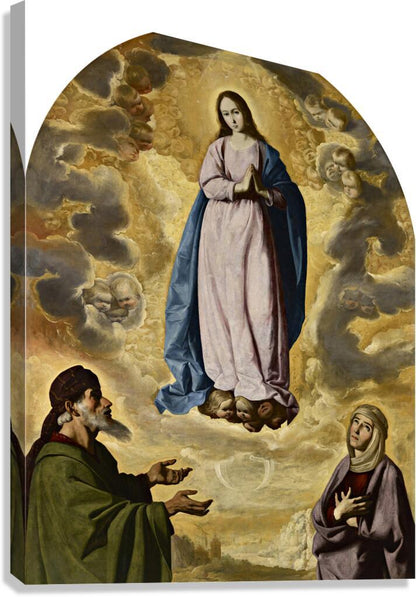 Canvas Print - Immaculate Conception with Sts. Joachim and Anne by Museum Art - Trinity Stores