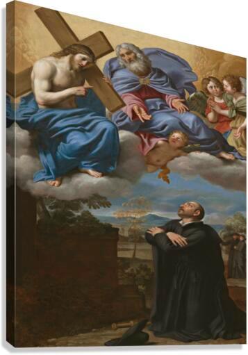 Canvas Print - St. Ignatius of Loyola's Vision of Christ and God the Father at La Storta by Museum Art