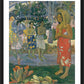 Wall Frame Black, Matted - Ia Orana Maria 'Hail Mary' in Tahitian by Museum Art - Trinity Stores