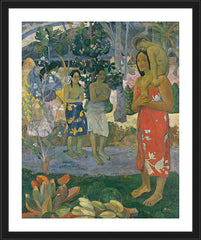 Wall Frame Black - Ia Orana Maria 'Hail Mary' in Tahitian by Museum Art