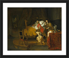 Wall Frame Black - St. Isaac Blessing St. Jacob by Museum Art