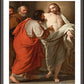Wall Frame Espresso, Matted - Incredulity of St. Thomas by Museum Art - Trinity Stores