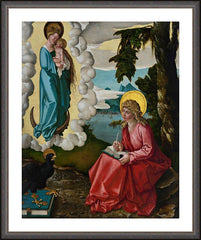 Wall Frame Espresso - St. John the Evangelist on Patmos by Museum Art