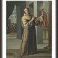 Wall Frame Espresso, Matted - St. James of the Marches by Museum Art