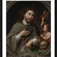 Wall Frame Black, Matted - St. John Nepomuk by Museum Art - Trinity Stores