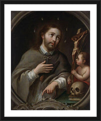 Wall Frame Black - St. John Nepomuk by Museum Art