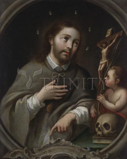 Wall Frame Black, Matted - St. John Nepomuk by Museum Art - Trinity Stores