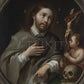 Wall Frame Gold, Matted - St. John Nepomuk by Museum Art
