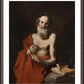 Wall Frame Espresso, Matted - St. Jerome by Museum Art