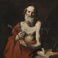 Wall Frame Black, Matted - St. Jerome by Museum Art