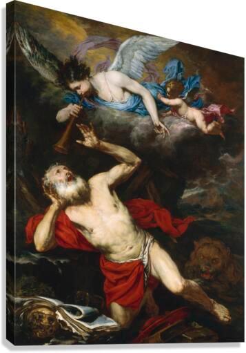Canvas Print - St. Jerome in the Wilderness by Museum Art