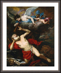 Wall Frame Espresso - St. Jerome in the Wilderness by Museum Art