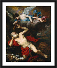 Wall Frame Black - St. Jerome in the Wilderness by Museum Art