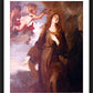 Wall Frame Black, Matted - St. Rosalia by Museum Art