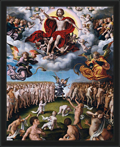 Wall Frame Black - Last Judgment by Museum Art