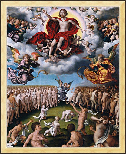 Wall Frame Gold - Last Judgment by Museum Art