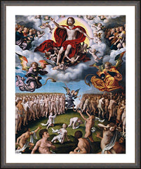 Wall Frame Espresso - Last Judgment by Museum Art